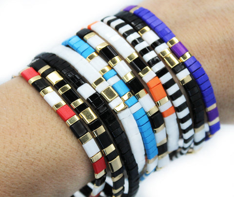 Bold Miyuki Boho Tila Bracelets