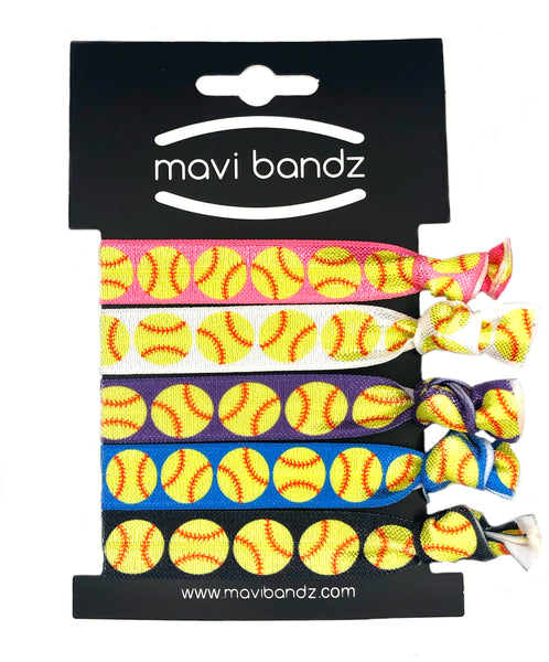 Softball Hair Ties