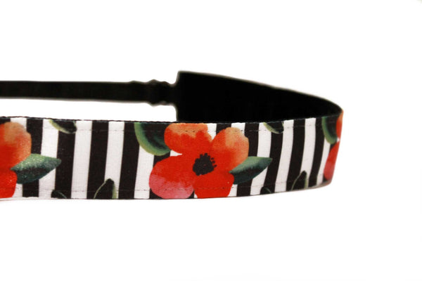 Floral Stripes Headband