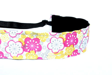 Wide Summer Floral Headband