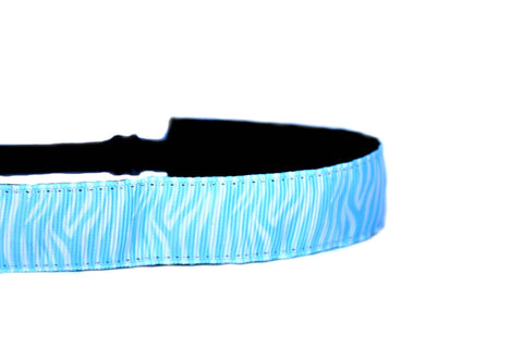 Zebra Baby Blue Headband