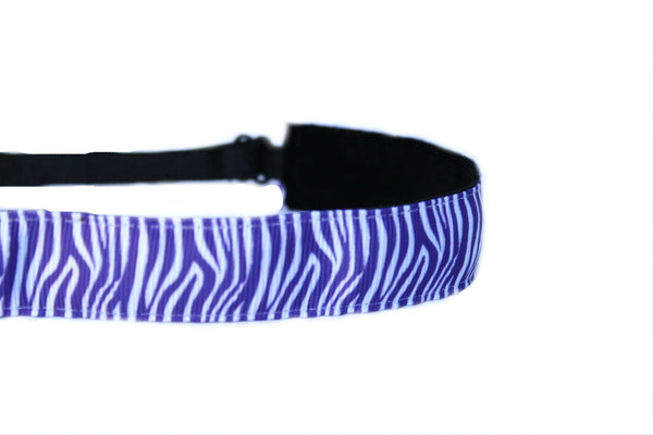 Zebra Purple Headband