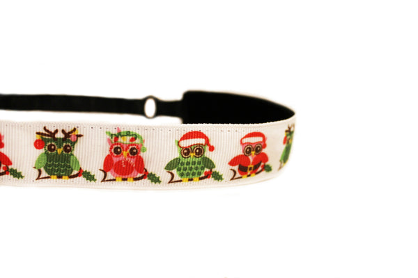 Christmas Owls Headband