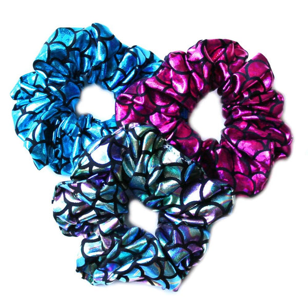 Mermaid Pattern Scrunchies