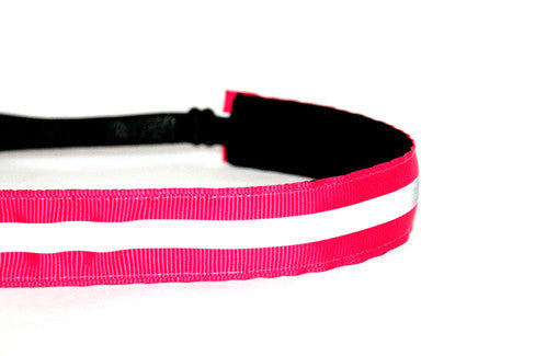 Reflective Pink Running Headband